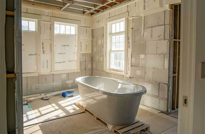 Prix pour la rénovation d’une salle de bains de 6 m² selon les travaux à réaliser