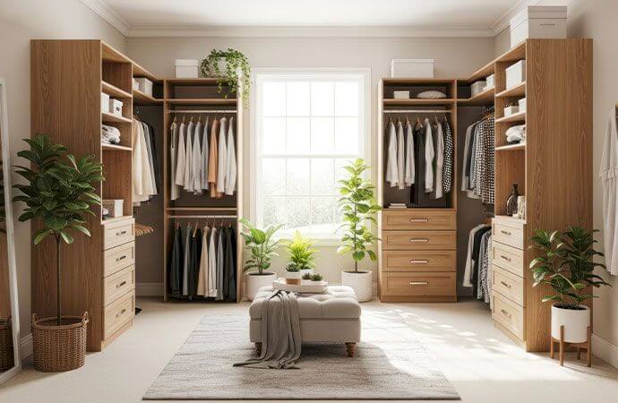 Quelles configurations pour un dressing réussi ?