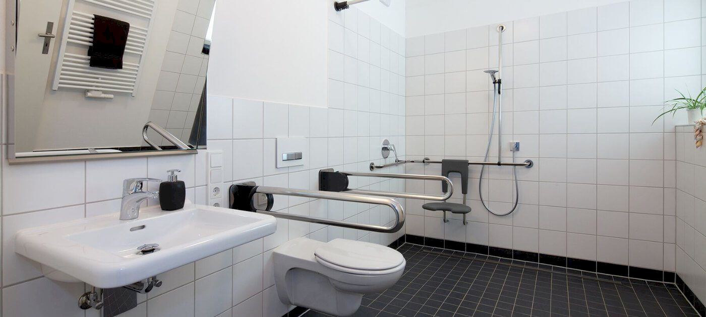 Aménagement salle de bains PMR à Wavre