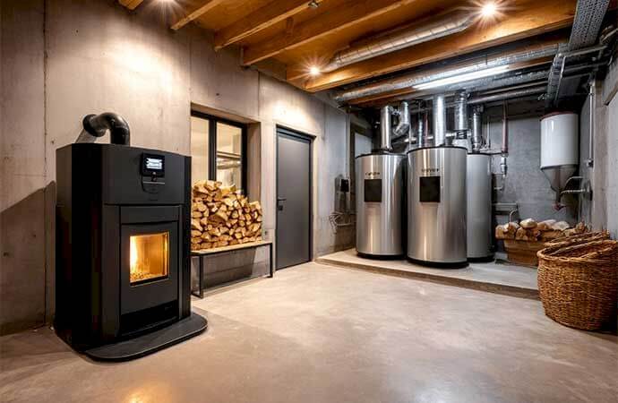 Les différents types de poêles à bois