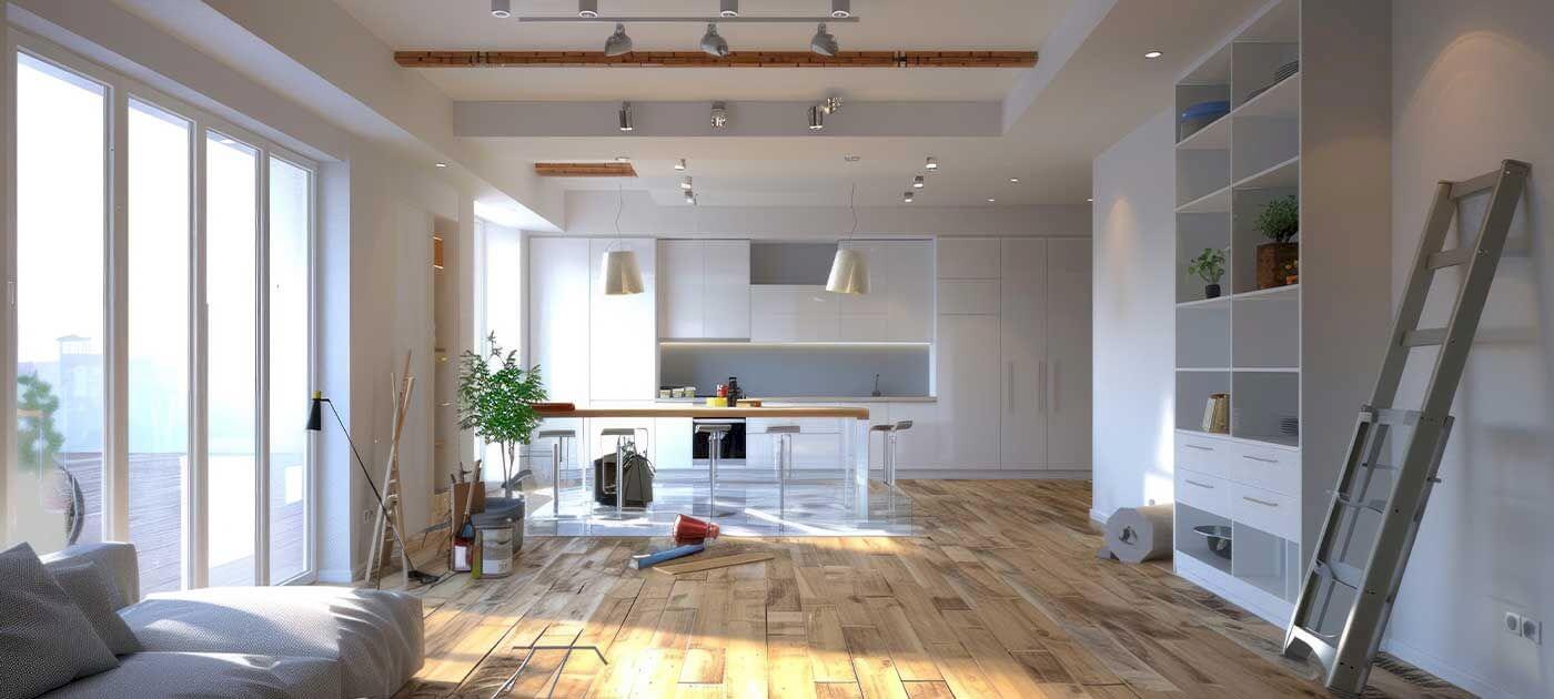 Rénovation d'appartement à Charleroi