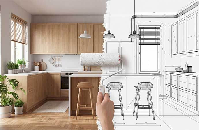 Nos prestations pour la rénovation de cuisine à Louvain