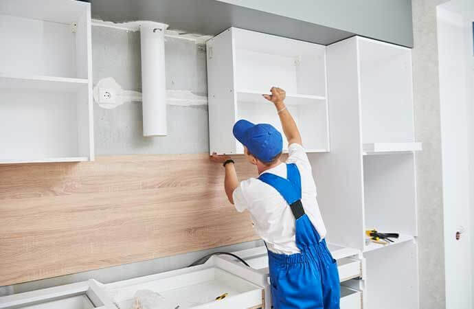 Déroulement d'un chantier de rénovation de cuisine