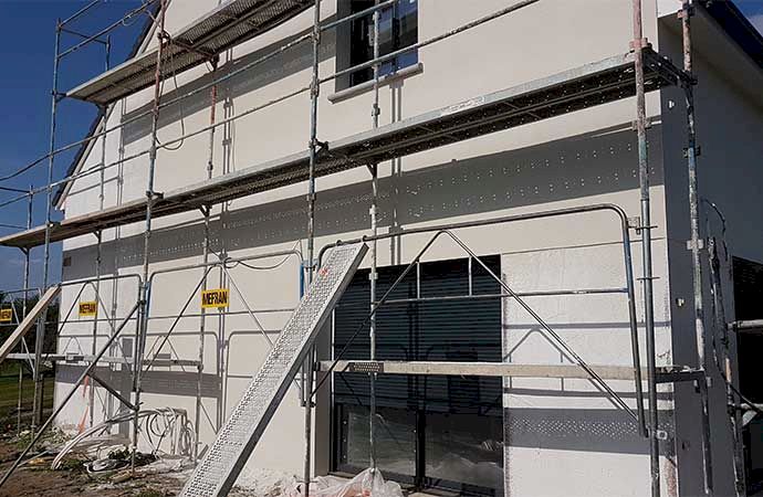 Les étapes du chantier de façade