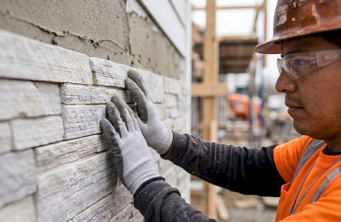 Le déroulement d'une intervention sur mur extérieur