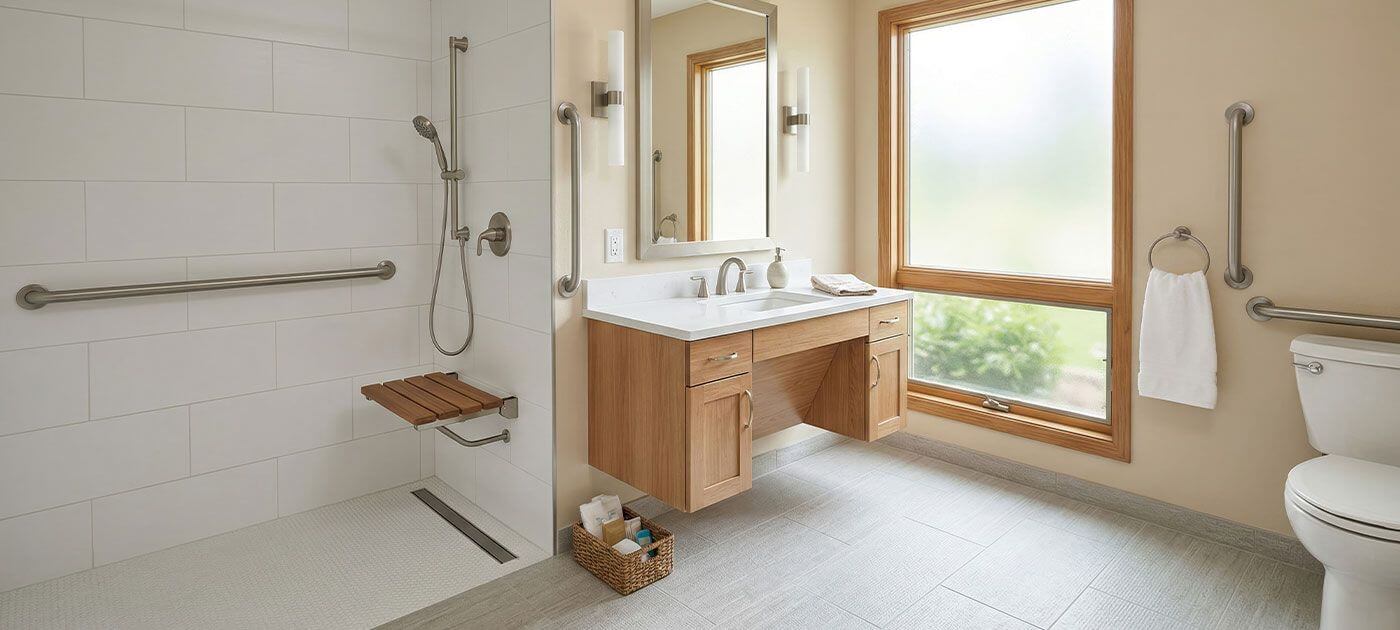 Salle de bain senior à Woluwe-Saint-Lambert